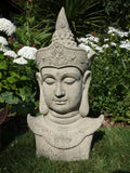 Thai Buddha Head Garden Statue