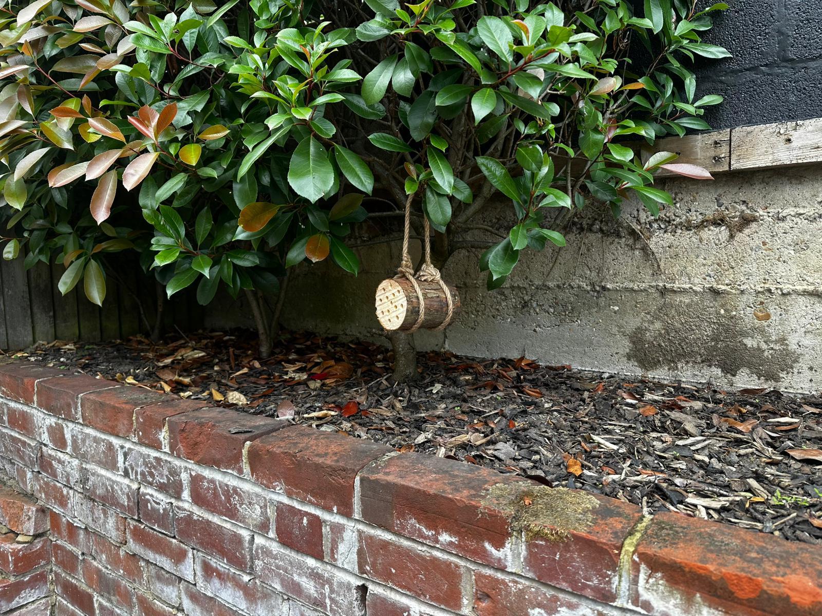 Handmade Bee Hotel – Wooden Habitat for Solitary Bees
