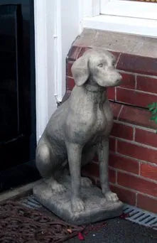 C4705 Pointer garden statue, 75cm high stone dog ornament