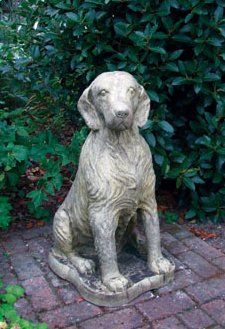 Setter Garden Statue